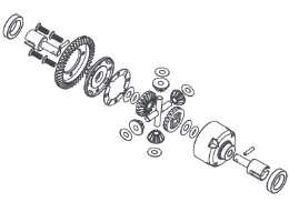 MODSTER Dune Racer/Truggy: Differential Brushless
