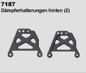 MODSTER Trembler: Dämpferhalterung hinten (2)