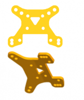 MODSTER Mini Cito/Dasher: damper bridge front/rear MODSTER Mini Cito/Dasher: damper bridge front/rear