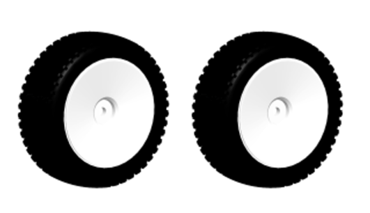MODSTER Mini Cito/Dasher: Rear tyres/rims (2)