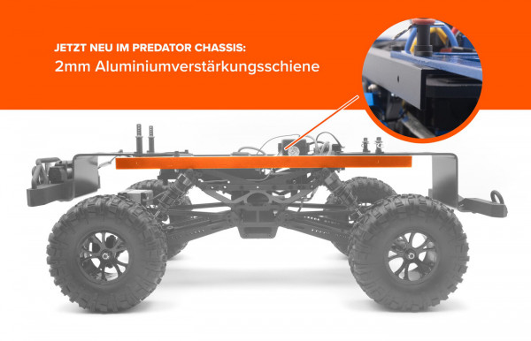 MODSTER XC-Maximum : support de bras de suspension arrière en aluminium